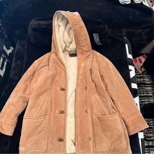 Vintage Leather Gallery hooded jacket